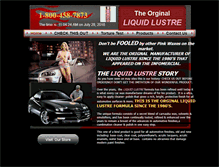 Tablet Screenshot of liquidlustre.com